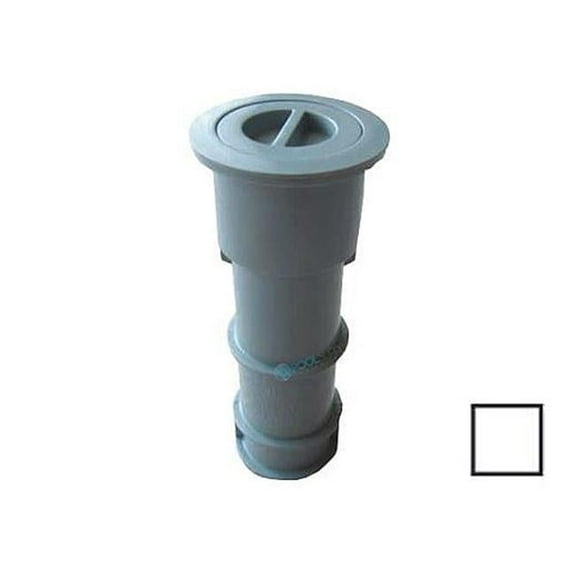 Aquastar Pool 7.5 in. Umbrella Stand with Sleeve & Center Cap, White