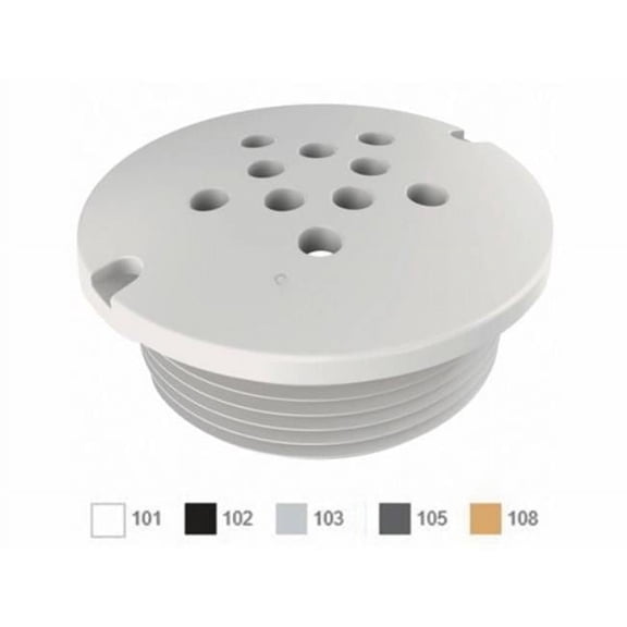 Aquastar Pool Products ASBP103 Bubbler Plate, Light Gray