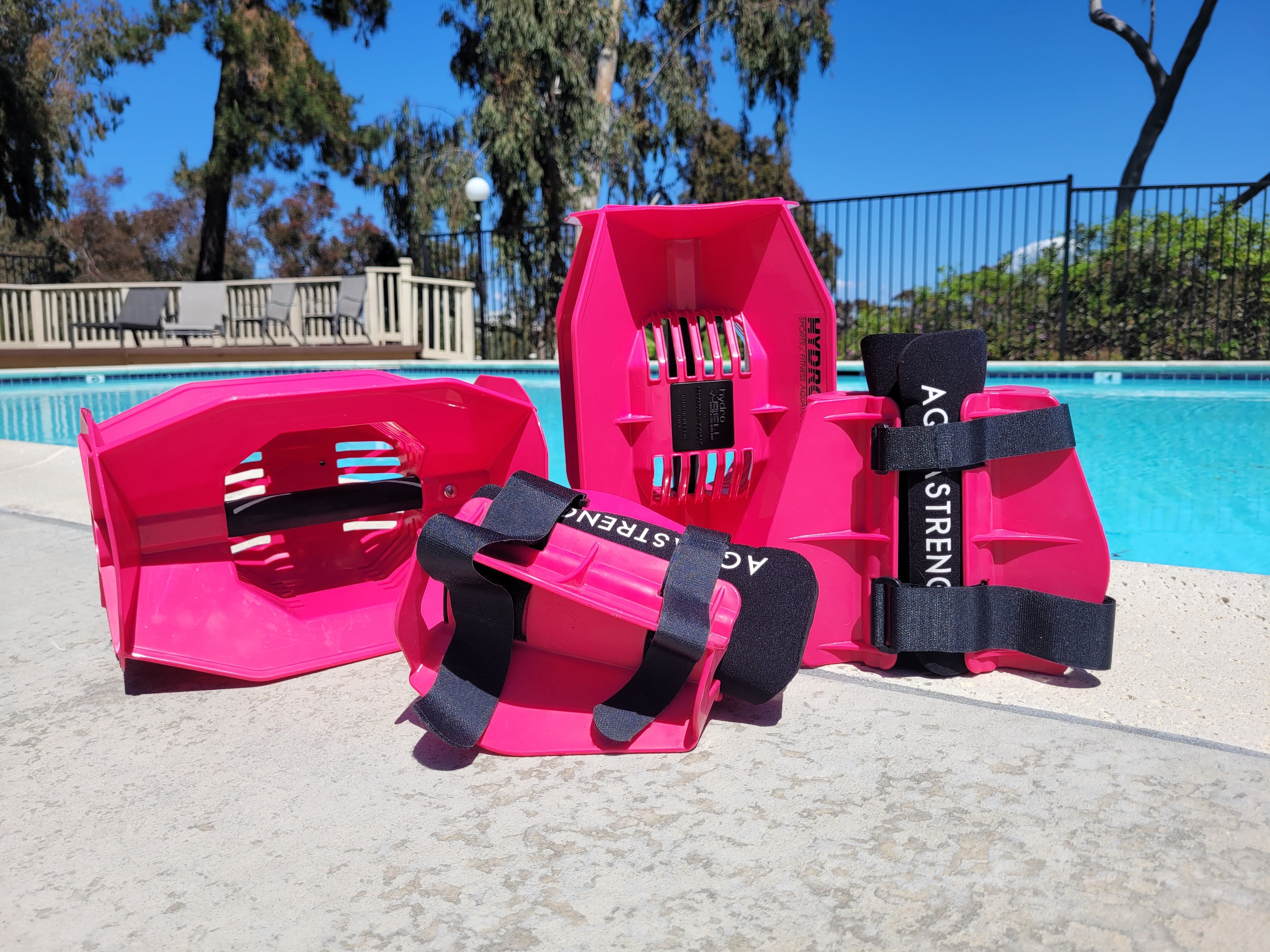 Rubber Pool Functional Aquastrength Hydro-Tone Total Body Pool Exercise System, Pink - Walmart.com