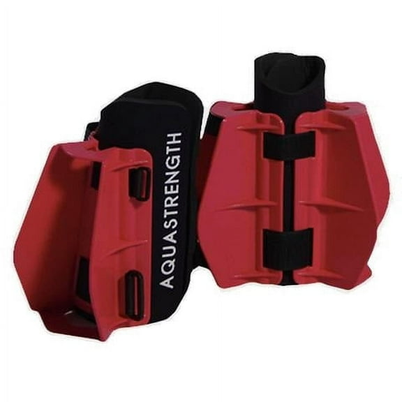 Aquastrength Resistance Aquatic Pink Fins - Drag Resistance Pool Exercise Equipment for Lower Body
