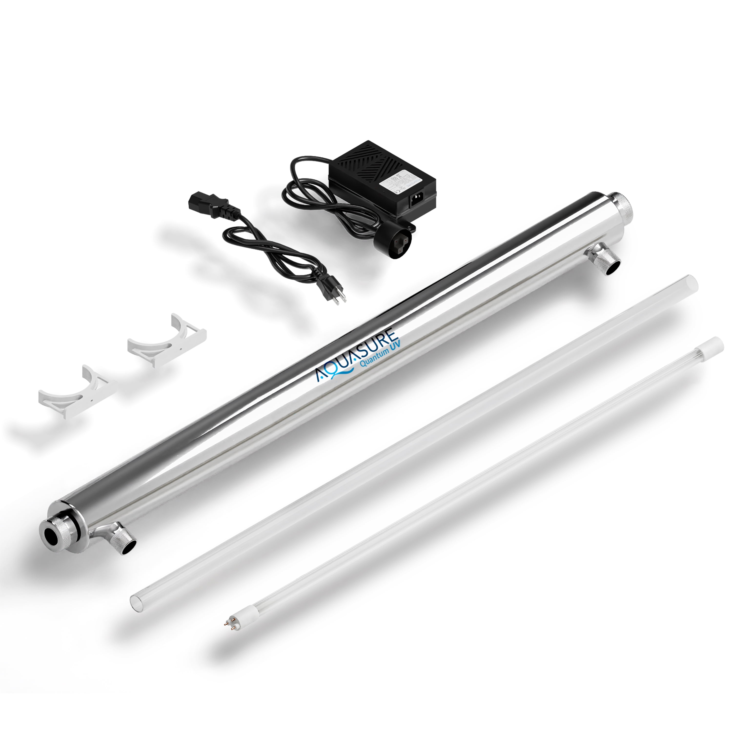 Aquasure Quantum UV 12 GPM Stainless Steel Whole House Water Filtration System