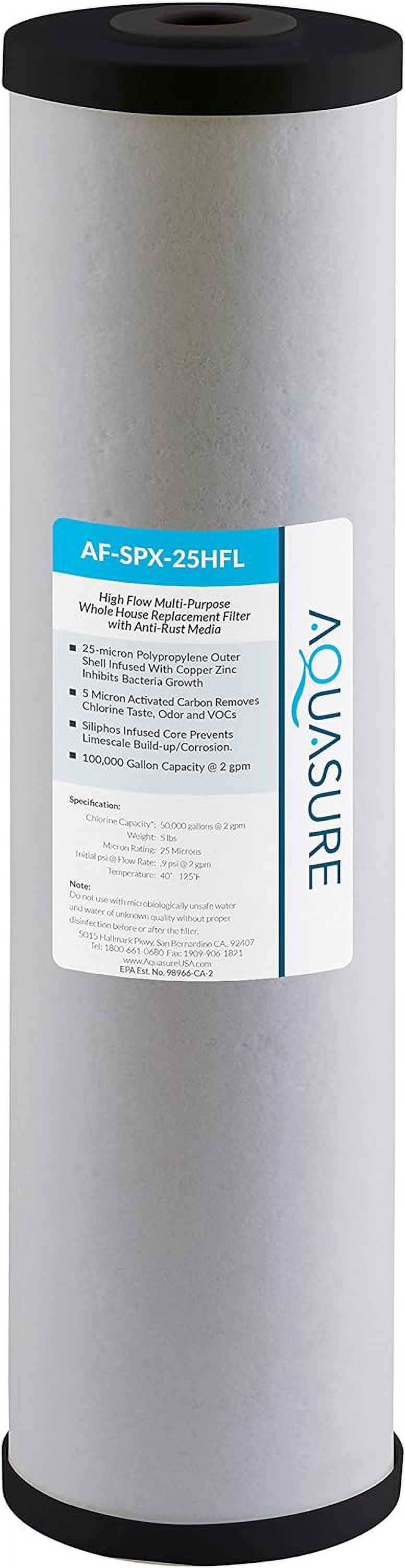 Aquasure Fortitude V2 Series AFSPX25HFS Sediment/Carbon/Siliphos Anti