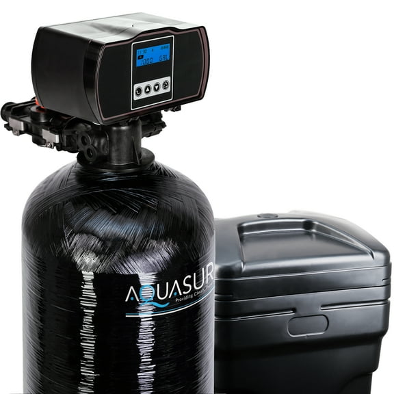 Aquasure Harmony Series 64,000 Grains Whole House Water Softener with Fine Mesh Resin for 4-6 bathrooms (AS-HS64FM)