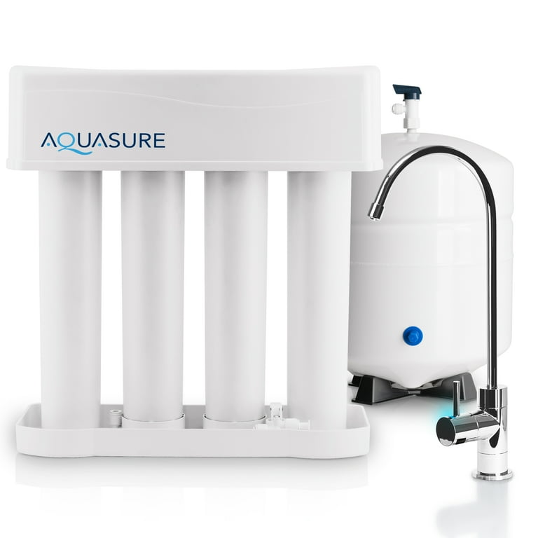 Premier PRO 100 GPD Reverse Osmosis Water Filtration System with LED Indicating Chrome Faucet Premier PRO 100 GPD Reverse Osmosis Water Filtration System with LED Indicating Chrome Faucet