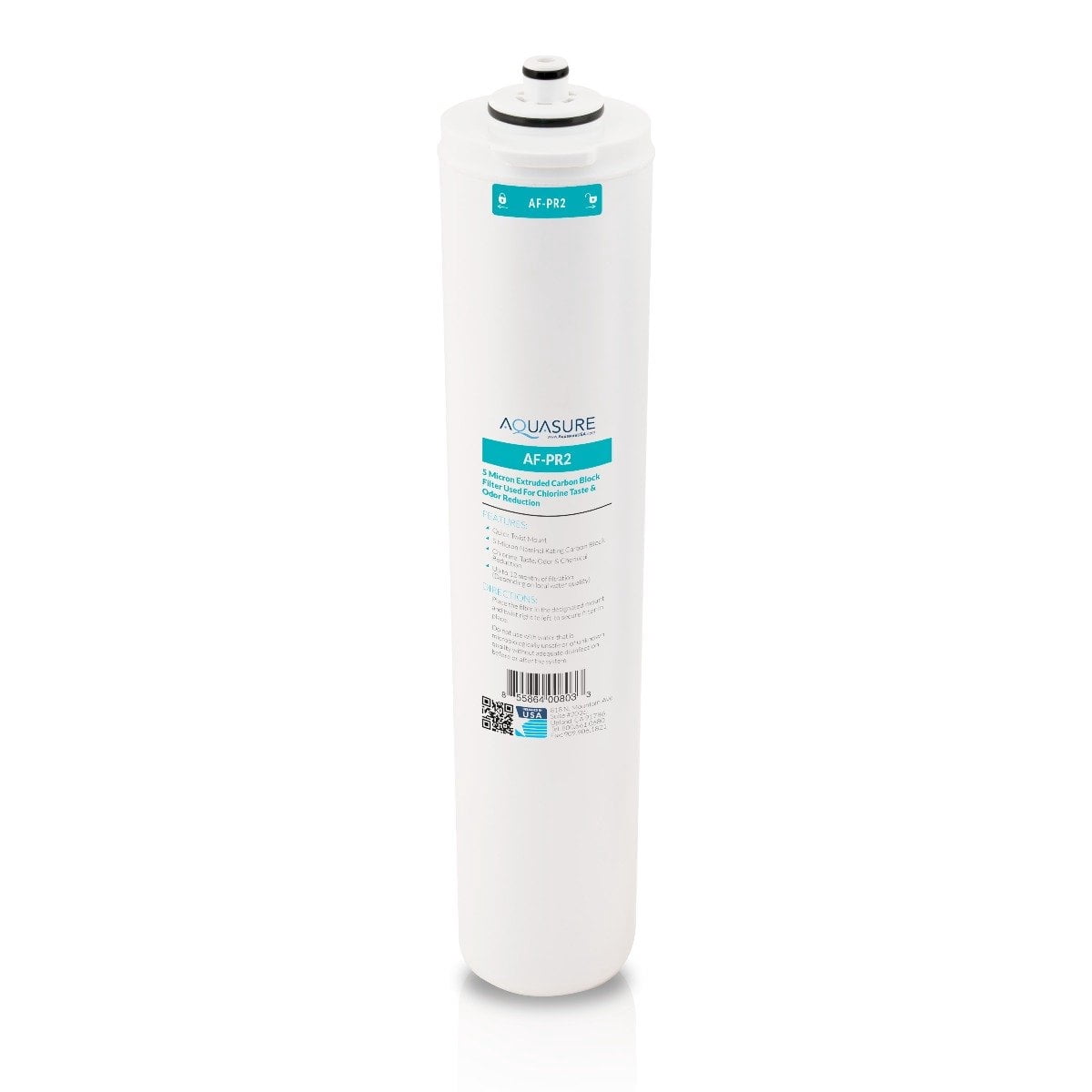 Aquasure Premier Series Stage 2 Carbon Block RO Water Filter Replacement Cartridge for AS-PR75/AS-PR100