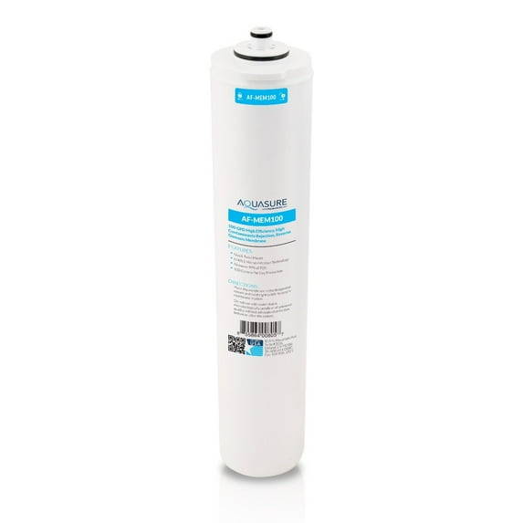 Aquasure Premier Series Stage 3 100 GPD Membrane RO Water Filter Replacement Cartridge for AS-PR100