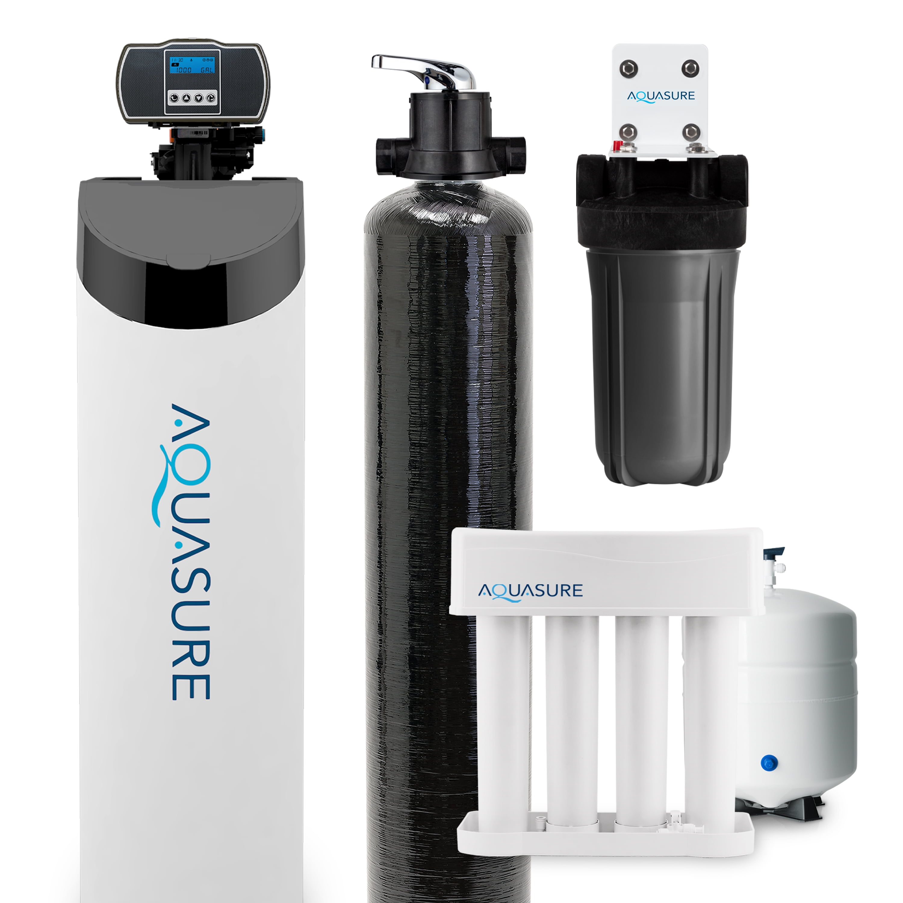 Aquasure Signature Lite Black Whole House Water Treatment System