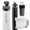 thumbnail image 1 of Aquasure Signature Lite Whole House Water Treatment Bundle with 34,000 Grains Softener & 75 GPD RO System for 1-2 bathrooms (AS-SE-LITE650A), 1 of 10