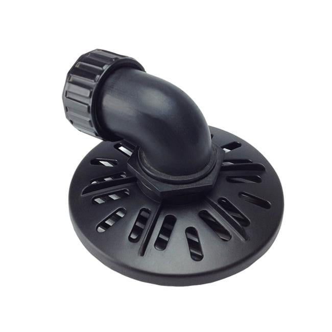 Black Low Suction Intake Attachment for Water Basin Pump