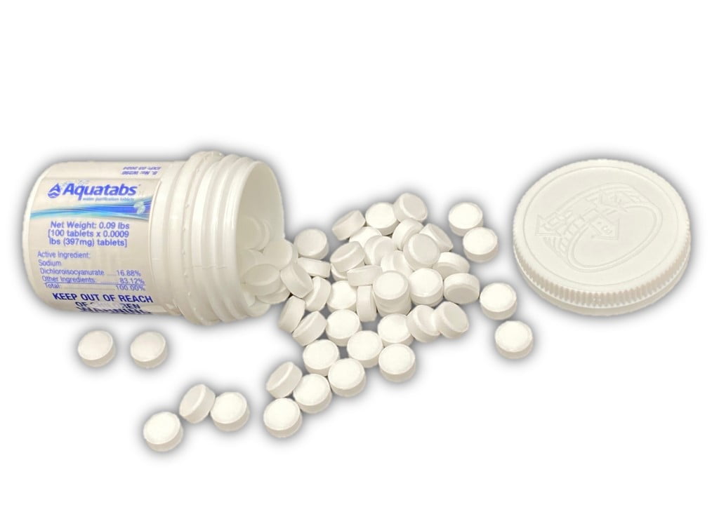Aquatabs 397mg Water Purification Tablets for RV Tanks and Cisterns