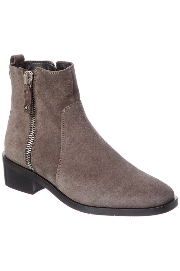 Colbie Waterproof Suede Bootie, 5.5, Grey