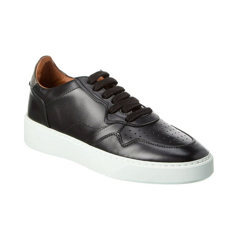 Aquatalia Dimitri Weatherproof Leather Sneaker 10 Black