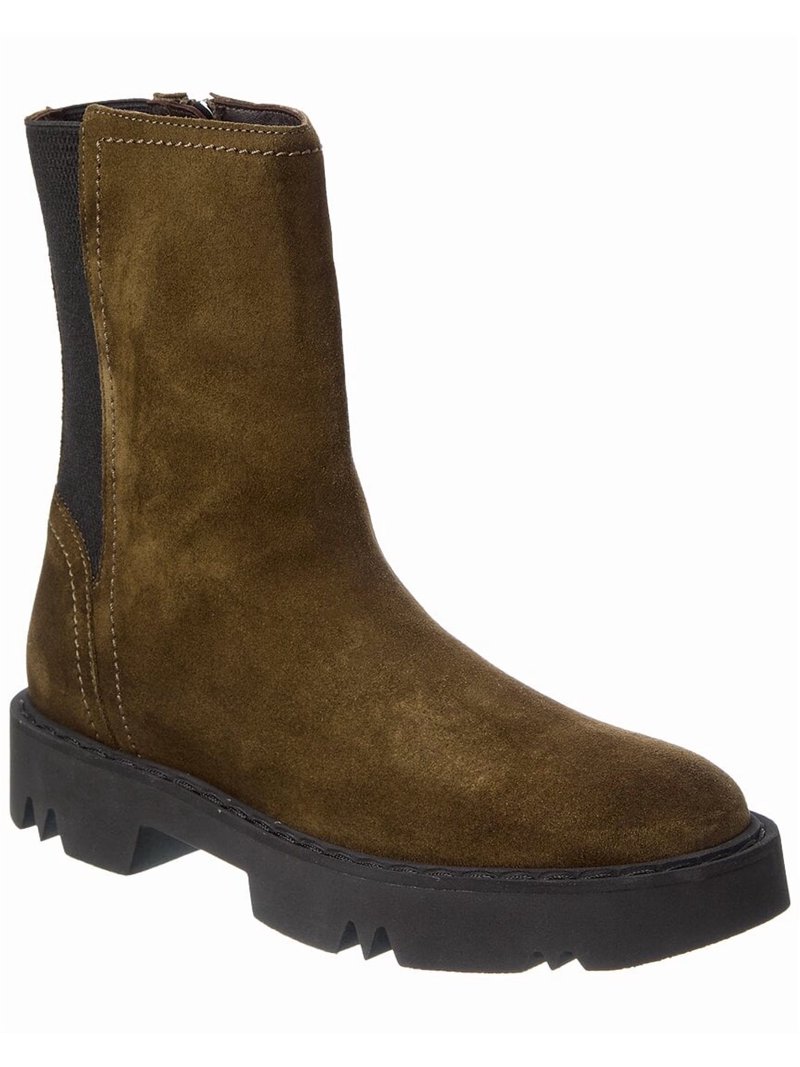 Aquatalia green and black boots size 7.5. Demario Dark Green – Aquatalia® main image 2