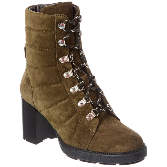 Aquatalia Ivanya Waterproof Leather Bootie, 12, Green