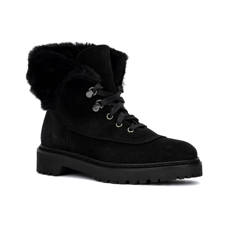 Aquatalia Marly Weatherproof Suede Boot 6 Black Walmart
