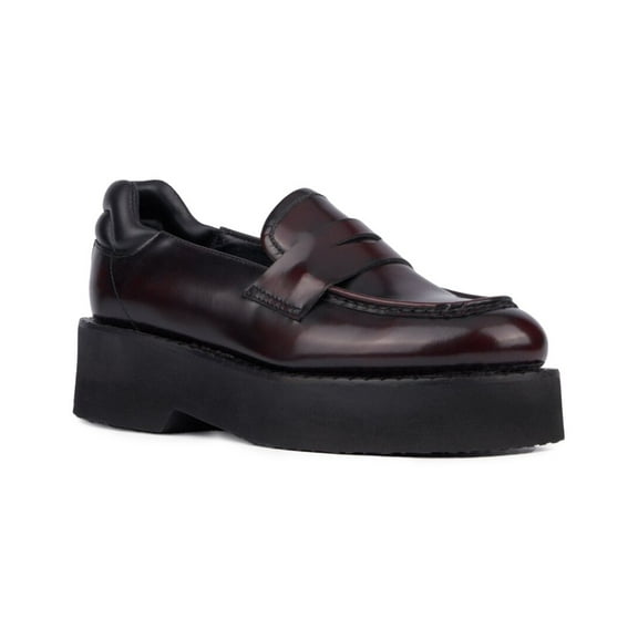 Aquatalia Marta Weatherproof Leather Loafer, 10, Red