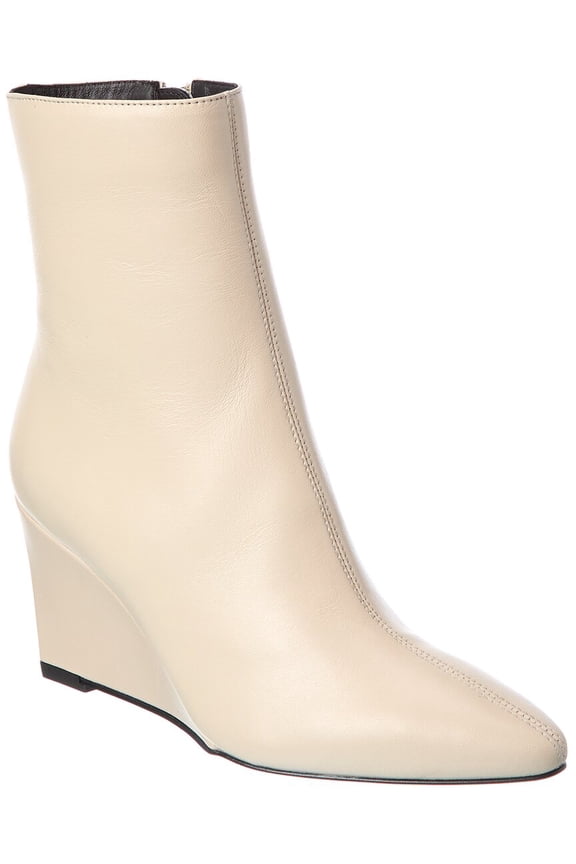 Pauletta Waterproof Leather Bootie, 7, White