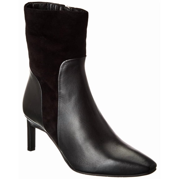 Aquatalia Rowanna Weatherproof Leather Boot, 10, Black