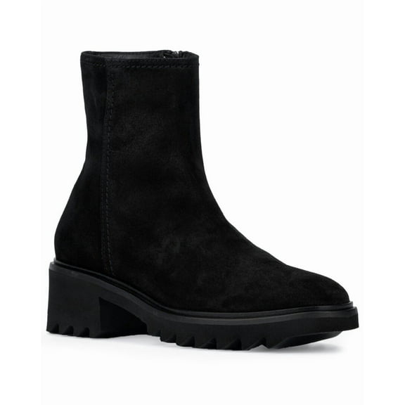 Aquatalia Saundra Weatherproof Suede Boot, 5, Black