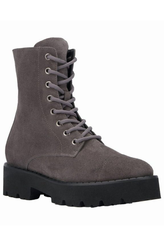 Savina Weatherproof Suede Boot, 6.5, Grey