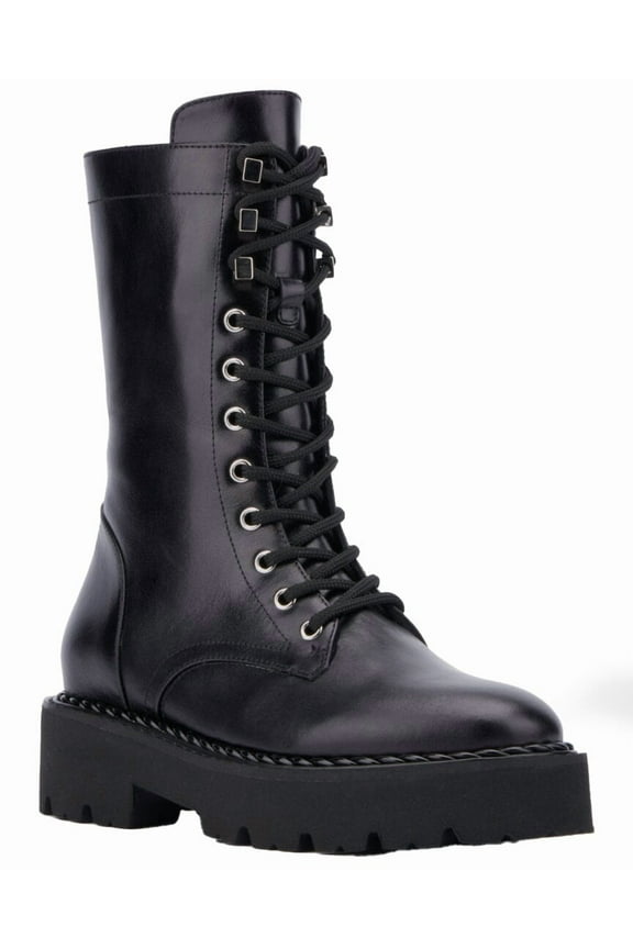 Silvana Weatherproof Leather Boot, 5.5, Black