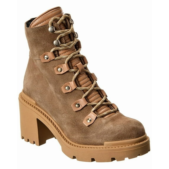 Aquatalia Valia Weatherproof Leather Boot, 7, Brown