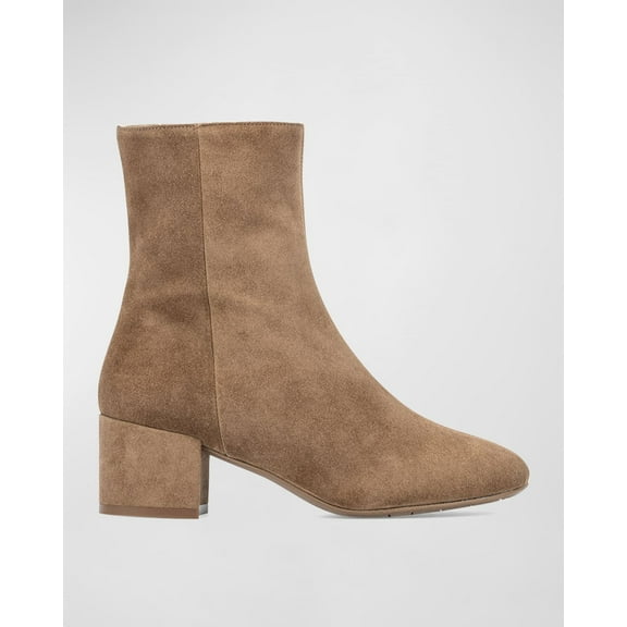 Aquatalia Women's Leonora High Heel Ankle Boots 7M CHAMPAGNE