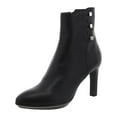 thumbnail image 1 of Aquatalia Womens Romea Leather Embellished Mid-Calf Boots, 1 of 4