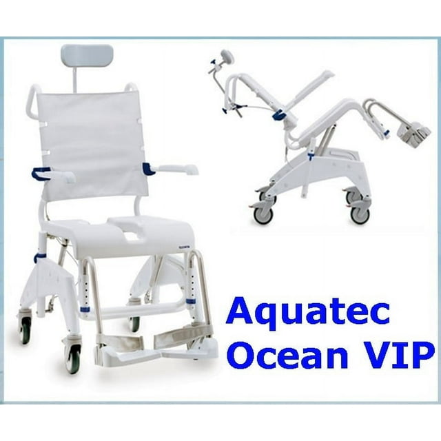 Aquatec OceanVIP TiltInSpace Shower Commode Chair