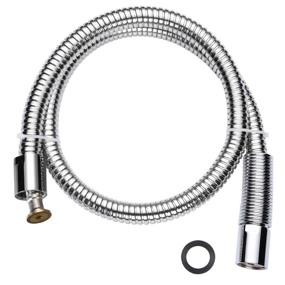 Aquaterior 41" Stainless Steel Pre-Rinse Hose for Commercial Kitchen Sink