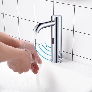 Aquaterior Touchless Faucet, Automatic Sensor, Cold & Hot Water, Hands ...