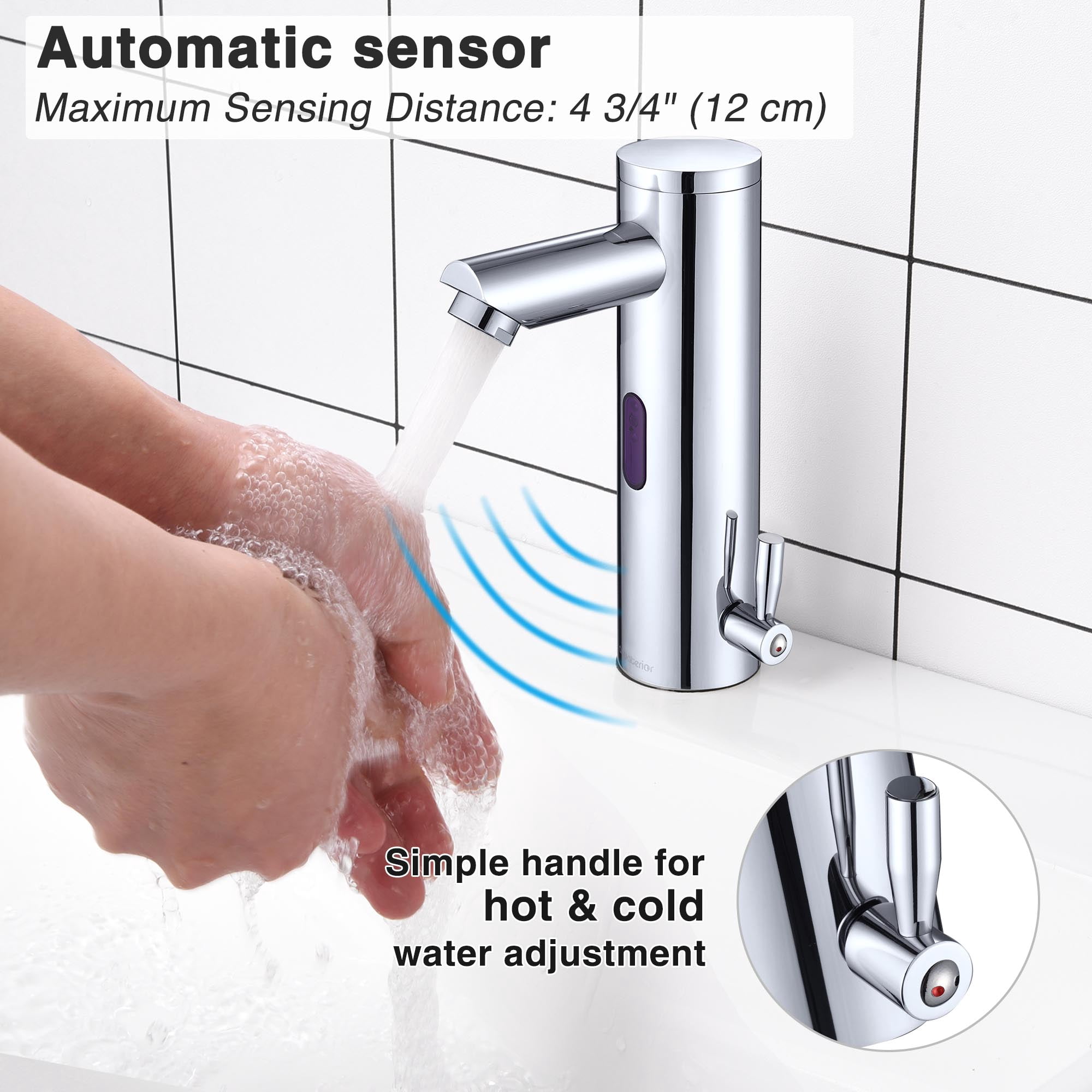 Single Handle Project-Pack Bathroom Faucet in Stainless 559LF-SSPP