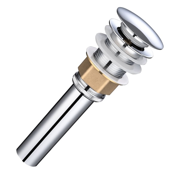 Aquaterior Bathroom Pop Up Drain without Overflow Lavatory Vessel Basin Sink