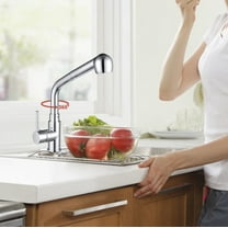 Aquaterior Pull Out Spray Kitchen Faucet Single Lever Dual Function Mixer Tap