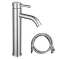thumbnail image 1 of Aquaterior Single Handle Bathroom Faucet 12 inch Tall Faucet Brushed Nickel (CUPC NSF), 1 of 10