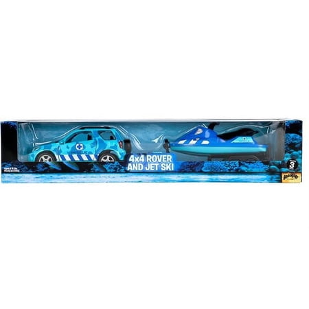 Aquatic 4x4 with Trailer and Jet Ski