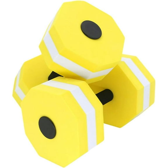 Aquatic Dumbbell Set, 2 Pcs Water Weights for Pool Exercise, Water Dumbells Pool Resistance Water Fitness Equipment Foam Dumbbell Water Aerobics Fitness Equipment for Men Women Kids