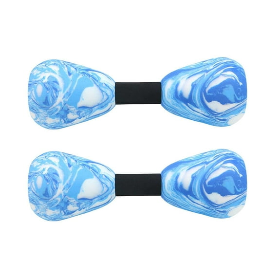 Aquatic Dumbells, 2 Pcs Foam Water Weights Aerobic Exercise Fitness Equipment Dumbbells, Pool Resistance Swimming Training for Adults/Kids/Men/Women Weight Loss, Beginner Swimming Training