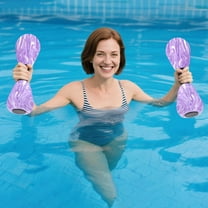 Aquatic Dumbbells 2 Pcs Water Weights for Pool Exercise and Beginner Swimming Training Fitness for Water Workouts