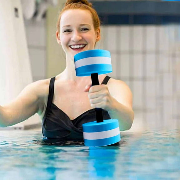 Aquatic Dumbbells for Water Aerobics - Foam Pool Exercise Weights | Lightweight Resistance Equipment for Swimming, Yoga & Fitness | Water Workout Tools for Toning Cardio