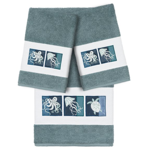 Aquatic Embellished Towel