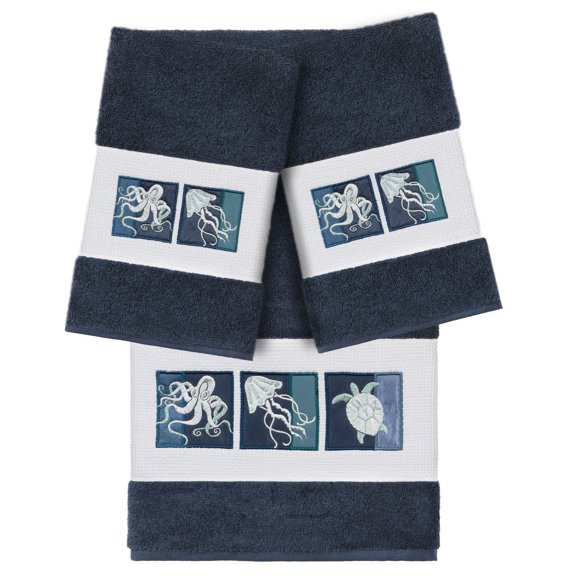 Aquatic Embellished Towel