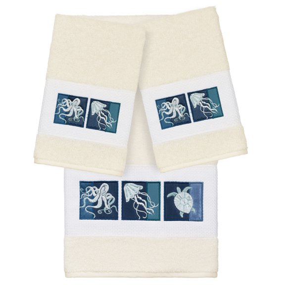 Aquatic Embellished Towel