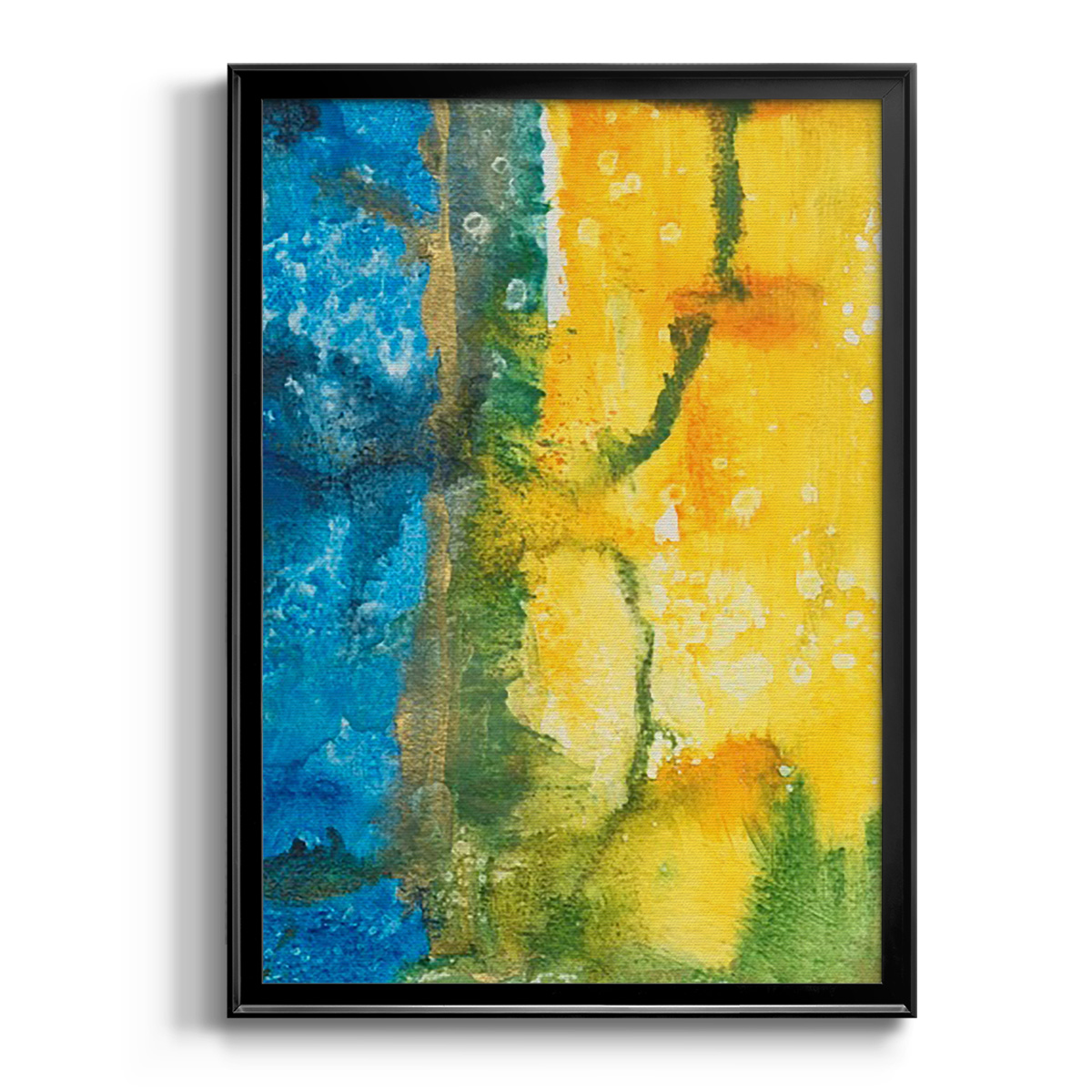 Aquatic Energy I Premium Framed Print, in Gold, Black, or Silver - Ready to Hang