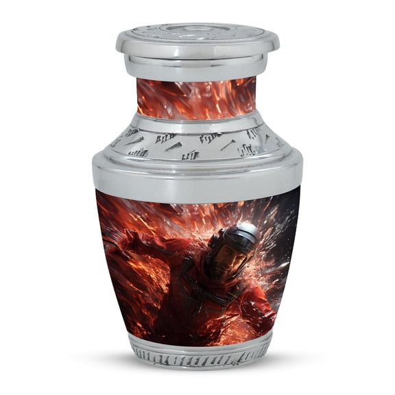 Aquatic Escape Whispering Love - Mini Urn for Eternal Memories - Keepsake for Ashes - Funeral Urns For Human Ashes - Memorial Urns 3 Inch, 1 Pc
