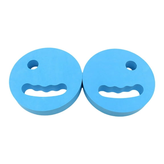 Aquatic Exercise Discs Set of 2 - EVA Foam Water Resistance Weights for Swimming & Pool Therapy - Handheld Floating Discs for Aerobics, Beginners & Arthritis Relief (7.09 Inch)