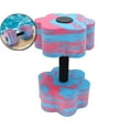 thumbnail image 1 of Aquatic Exercise Dumbbell, Aqua Fitness Barbell, Flowers High-Density Foam Water Workout, Pool Weights Dumbbell for Water Exercise(Red), 1 of 6