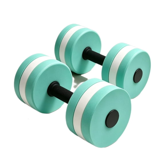 Aquatic Exercise Dumbbells, 2 Pack EVA Foam Water Weights for Pool Workouts and Water Aerobics