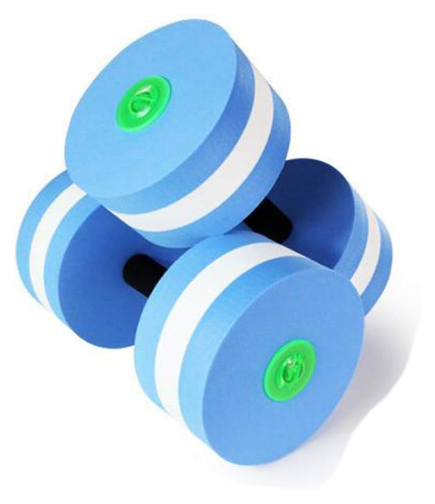 Aquatic Exercise Dumbbells 2pcs High Density Foam Dumbbell Set Water Barbells Exercise Hand