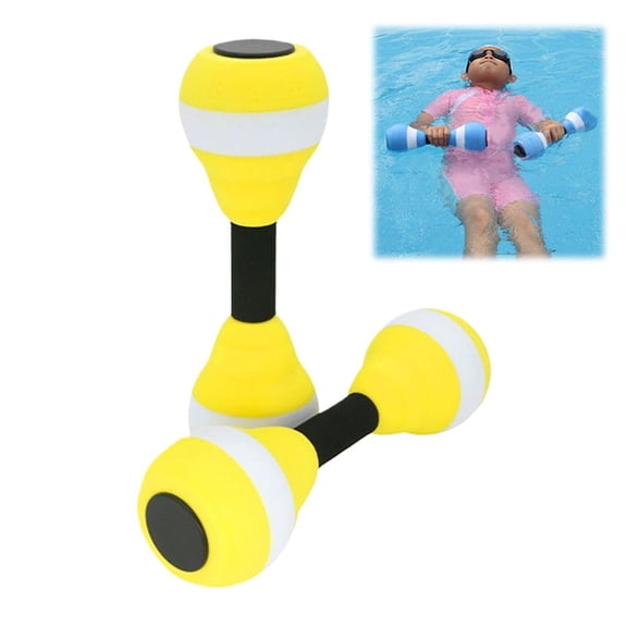 Aquatic Exercise Dumbbells, Aquatic Dumbbells With EVA Foam, Water Aerobic Exercise Foam Pool Training Water Fitness Equipment For Weight Loss Adults Family